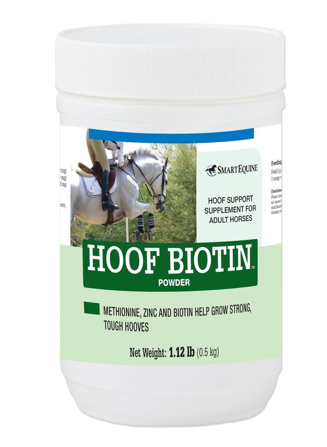 SmartEquine Horse Biotin Powder | Hoof Supplement for Horses | Biotin for Horses | Includes Zinc and Methionine | 18 oz Jar - Image 1